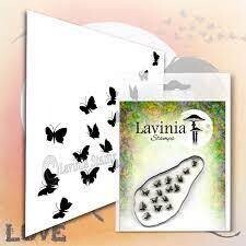 Lavinia Stamps LAV556 FlutterBies