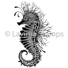 Lavinia Stamps SEBASTIAN THE SEAHORSE