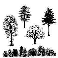 Lavinia Stamps Tree Scene