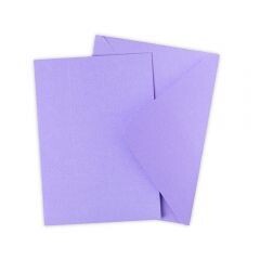Sizzix A6 Card &amp; Envelopes Set LAVENDER DUST 664841