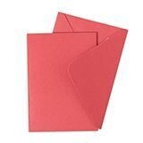 Sizzix A6 Card &amp; Envelopes Set HOLLY BERRY RED 665413