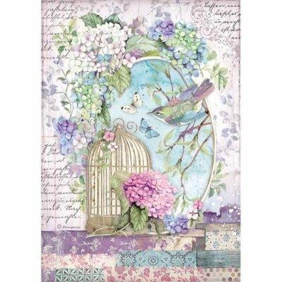 Stamperia A4 Rice Paper PAPER CAGE