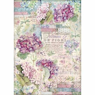 Stamperia Rice Paper HORTENSIA