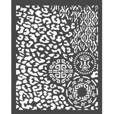 Stamperia Stencil 20x25cm ANIMALIER WITH TRIBALS