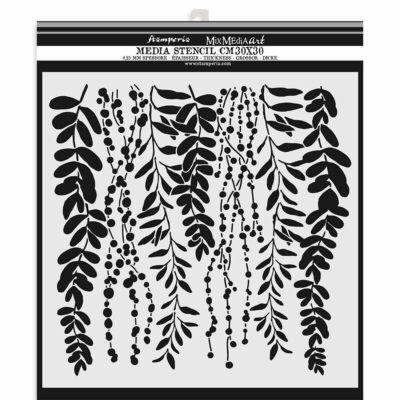 Stamperia Stencil 30x30cm LEAVES
