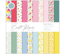 Craft Consortium 12x12 Paper Pad BRIGHT BLOOMS
