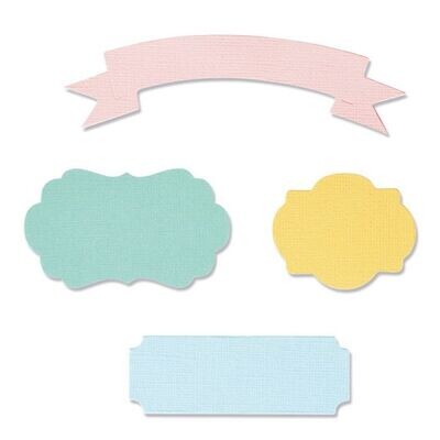 Sizzix BANNERS &amp; LABELS Bigz Die 665348