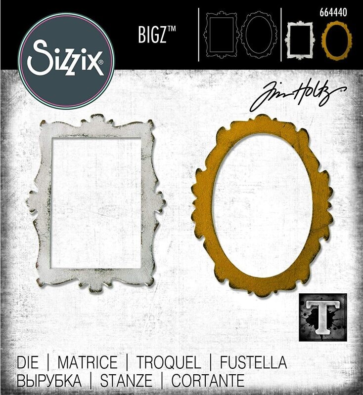 Sizzix Bigz Die DECOR FRAMES 664440 Tim Holtz