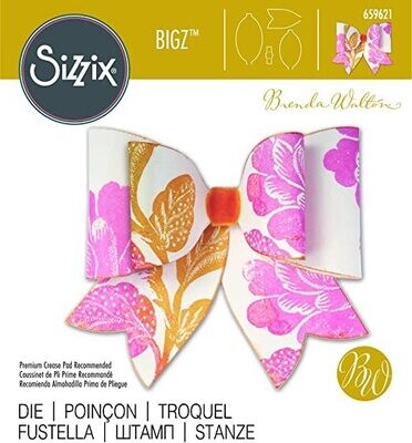 Sizzix Bigz Dies - Brenda Walton FRENCH BOW 659621
