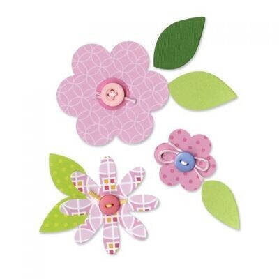 Sizzix Bigz Dies - Dena Designs FLOWER LAYERS &amp; LEAVES 657690