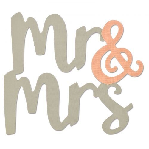 Sizzix Bigz Dies - Samantha Barnett MR &amp; MRS 661714