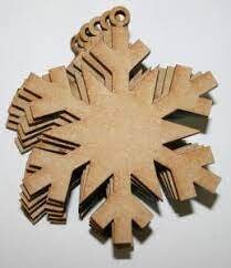 Creative Expressions MDF Small Snowflakes