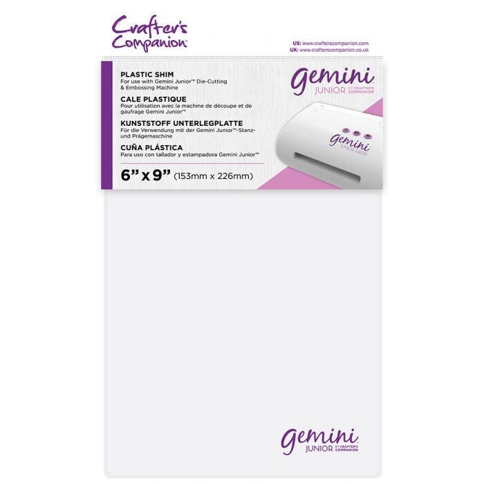 Crafters Companion Gemini Junior Plates - PLASTIC SHIM