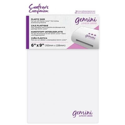 Crafters Companion Gemini Junior Plates - PLASTIC SHIM