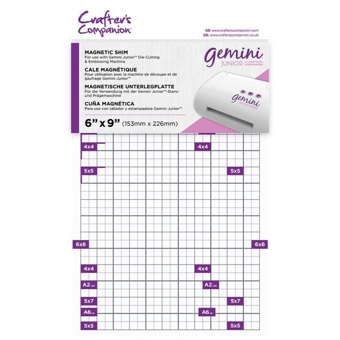 Crafters Companion Gemini Junior Plates - MAGNETIC SHIM x2