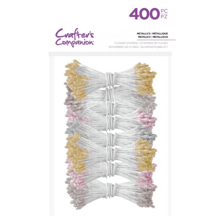 Crafters Companion Flower Stamens x400 METALLICS