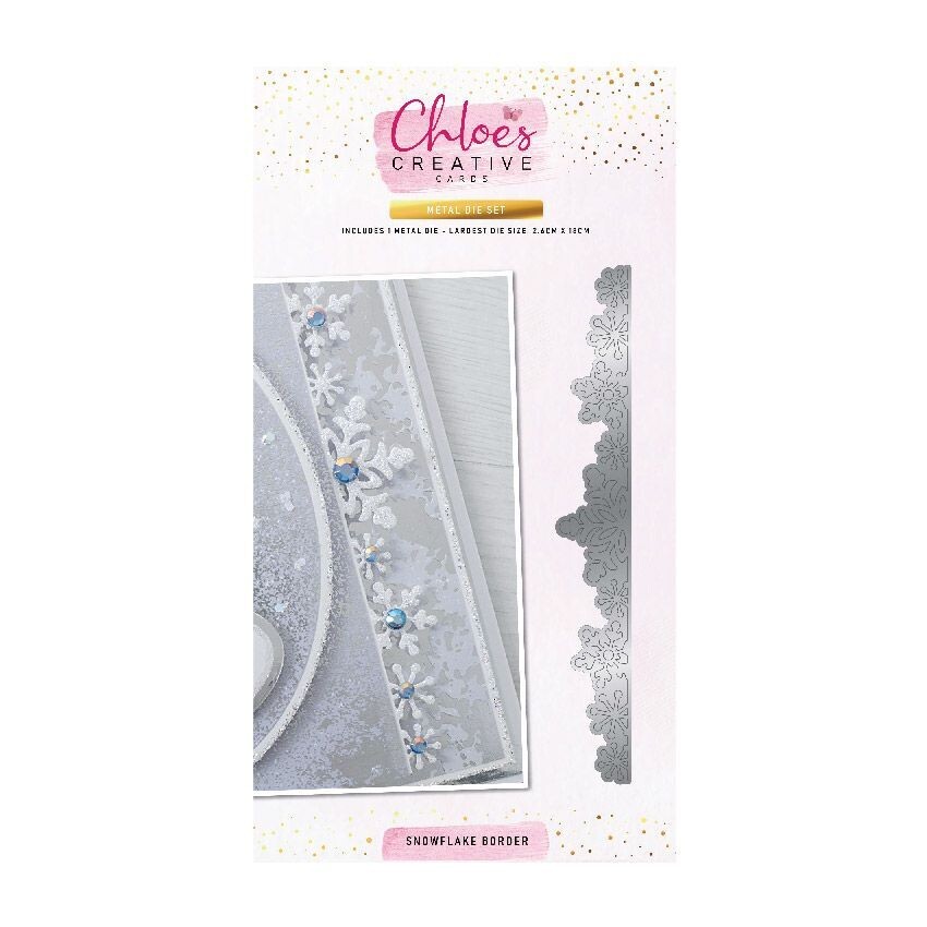 Chloe&#39;s Metal Die SNOWFLAKE BORDER