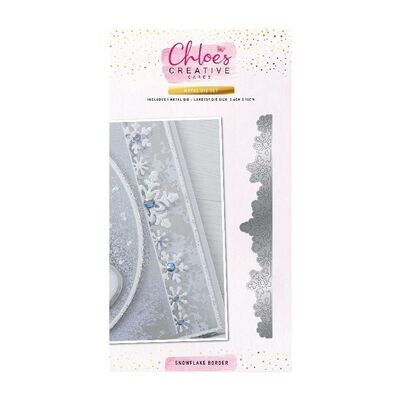 Chloe&#39;s Metal Die SNOWFLAKE BORDER