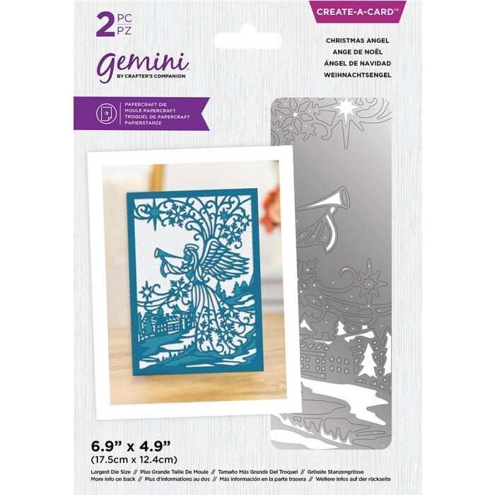 Crafters Companion Gemini Create A Card Die CHRISTMAS ANGEL