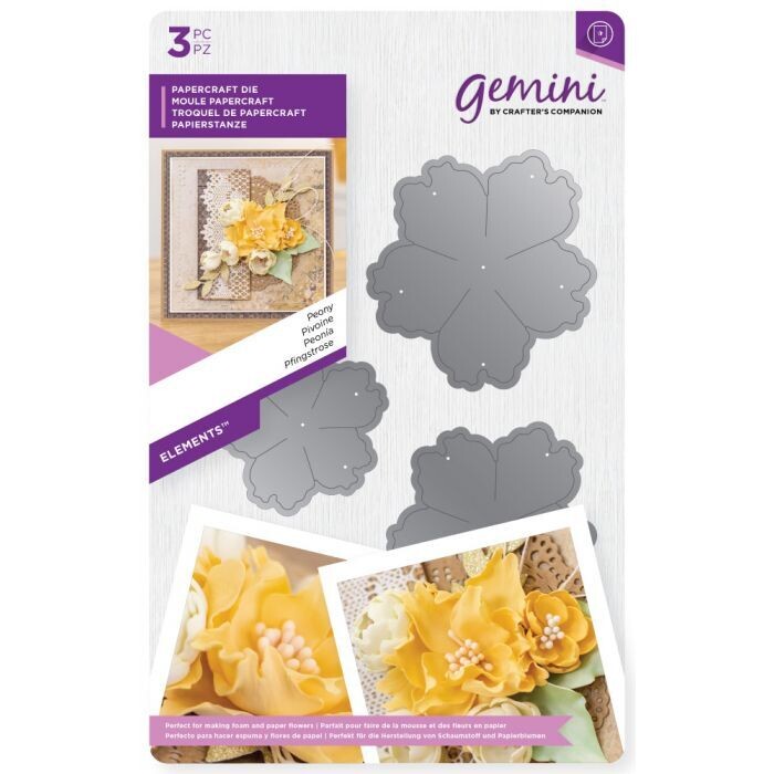 Crafters Companion Gemini Die PEONY