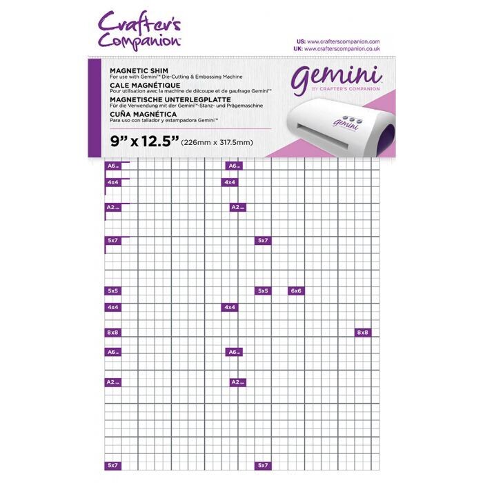Crafters Companion Gemini Plates - MAGNETIC SHIM