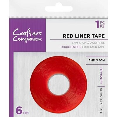 Crafters Companion - RED LINER 6mm x10m