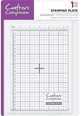 Crafters Companion STAMPING PLATE 9&quot;x6&quot;