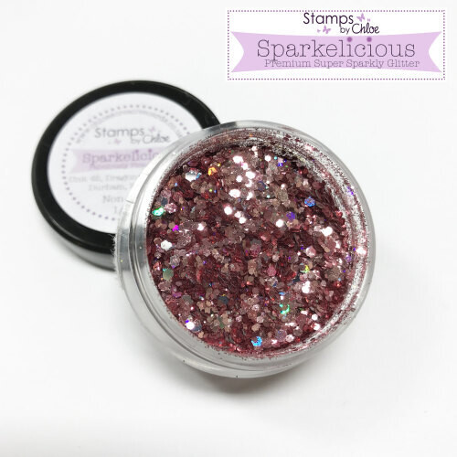 Stamps by Chloe Sparkelicious PINK CHAMPAGNE