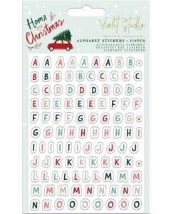 Violet Studio Home For Christmas ALPHABET STICKERS