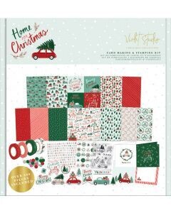 Violet Studio Home For Christmas CARD MAKING &amp; STAMPING KIT