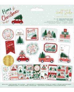 Violet Studio Home For Christmas DECOUPAGE PAD 8x8
