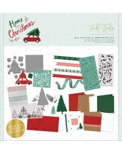Violet Studio Home For Christmas DIE CUTTING &amp; EMBOSSING KIT