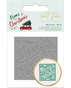 Violet Studio Home For Christmas Mini Dies SENTIMENT