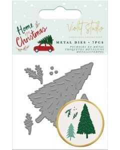 Violet Studio Home For Christmas Mini Dies TREES