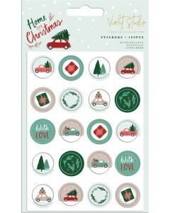 Violet Studio Home For Christmas MINI STICKERS