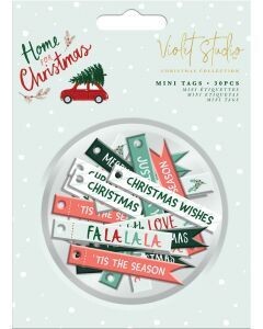 Violet Studio Home For Christmas MINI TAGS