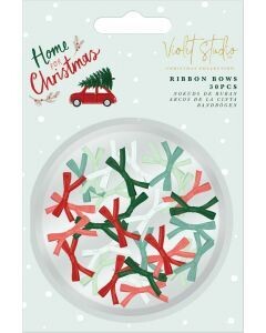 Violet Studio Home For Christmas RIBBON BOWS