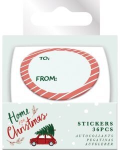 Violet Studio Home For Christmas STICKERS