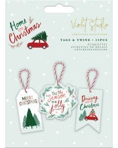 Violet Studio Home For Christmas TAGS &amp; TWINE