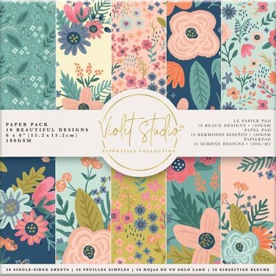 Violet Studio 6x6 Paper Pad FLORALS