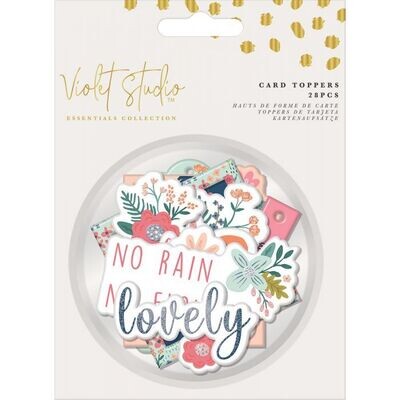 Violet Studios Card Toppers FLORALS