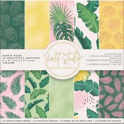 Violet Studio 6x6 Paper Pad TROPICAL
