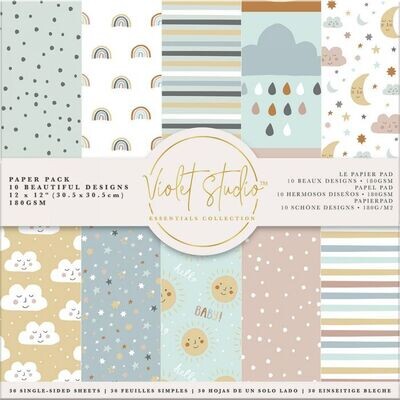 Violet Studios 12 x 12 Paper Pad BABY