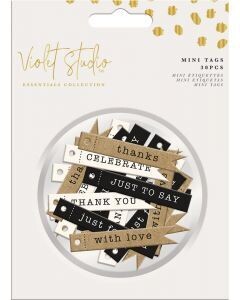 Violet Studios Mini Tags NEUTRAL