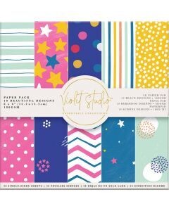 Violet Studios Paper Pad SPOTS &amp; STRIPES
