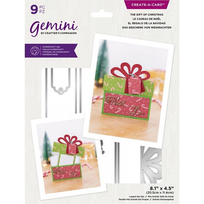 Crafters Companion Gemini Create A Card THE GIFT OF CHRISTMAS