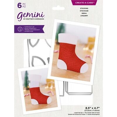 Crafters Companion Gemini Create A Card Die STOCKING