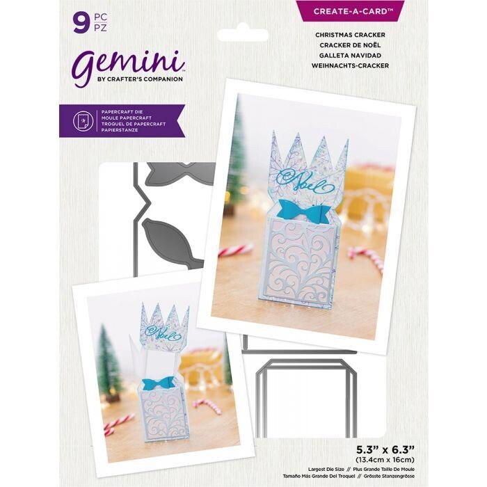 Crafters Companion Gemini Create A Card Die CHRISTMAS CRACKER