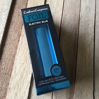 Crafters Companion Foil ELECTRIC BLUE