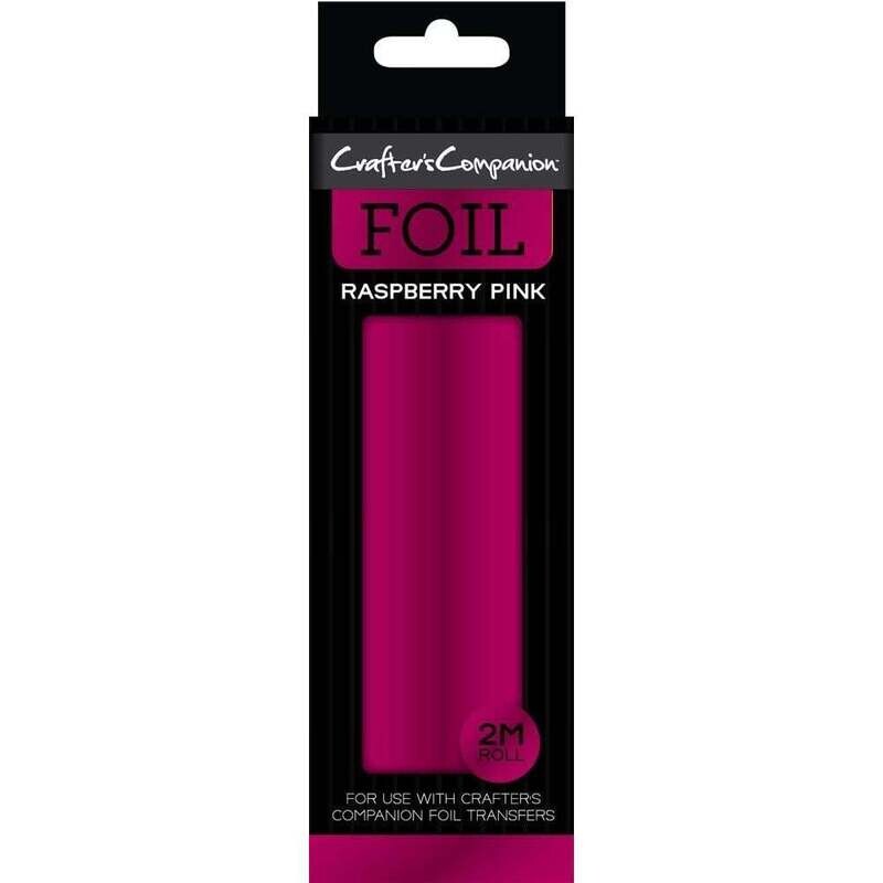 Crafters Companion Foil RASPBERRY PINK